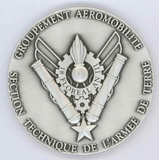 Groupement Aéromobile STAT Médaille de table 65 mm