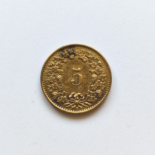 Suisse monnaie 5 centimes - -,