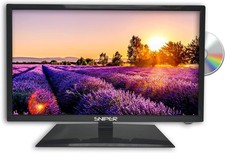 *REF* Sniper 27″ Travel TV + DVD FHD LED 12V, 24V & 240V, 178° view