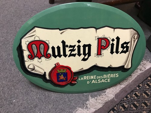 Plaque publicitaire ancienne