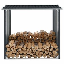 Abri de Stockage à Bois Acier