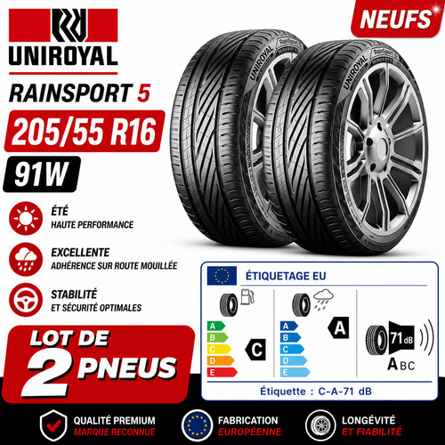Lot pneus 205 r16 91w - de,