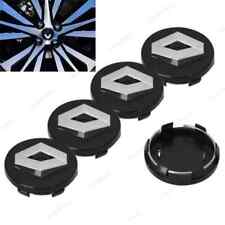 4 pièces Auto Cache moyeux, pour Renault 60mm Badge EmblèMe Capuchon De Moyeu