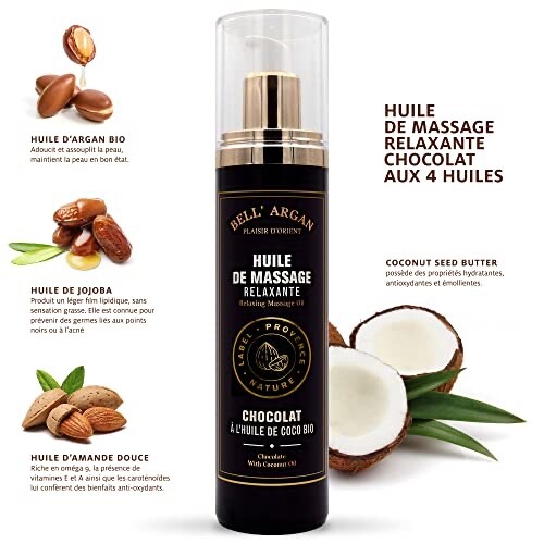 Bouteilles huile massage - bouteilles,