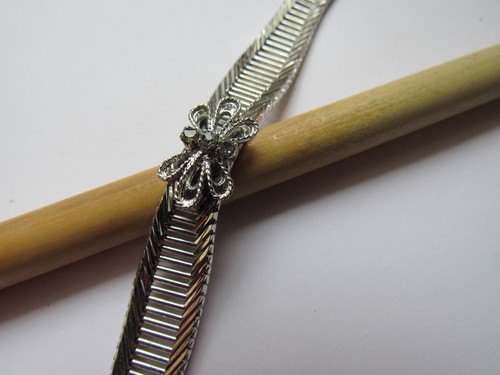 Ancien bracelet souple ajouré - bracelet,