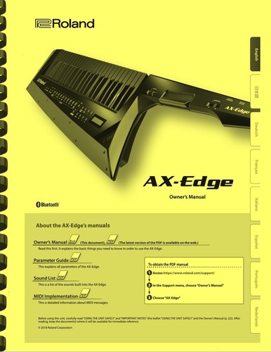 Roland edge keytar - keytar, 2-in-1
