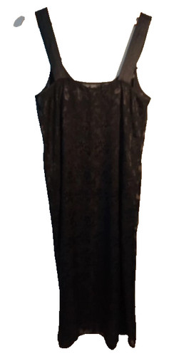 Robe longue noire - , dentelle