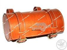 Sac à outils en cuir marron