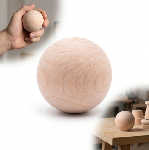 Boule bois hêtre de - bois,