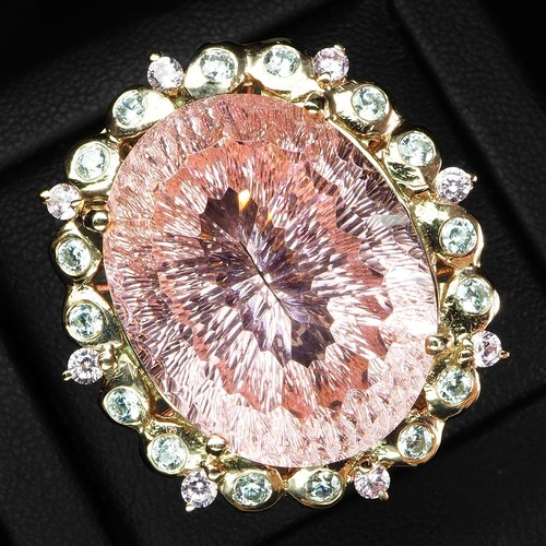 Bagues velours rose tourmaline