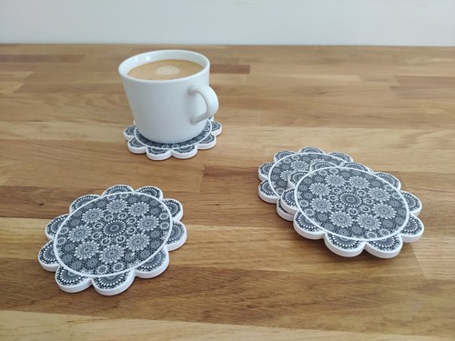 Set sous verre en - de, 6