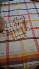 nappe ancienne et serviettes