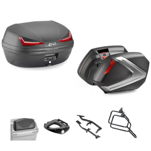 Kit givi coffre e455n valises - givi,
