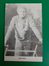 CYCLISME carte cycliste GER MAK équipe FEMIS BANK ELRO SNACKS 1981