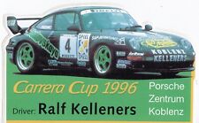 1996 PORSCHE 911 CARRERA RS CUP RALF KELLENERS ORIGINAL PERIOD STICKER AUFKLEBER