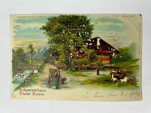 Cpa suisse alpes chalet - cpa,