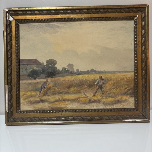 Ancien tableau aquarelle xixe - tableau,