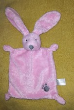 Doudou Plat Lapin NICOTOY ROSE