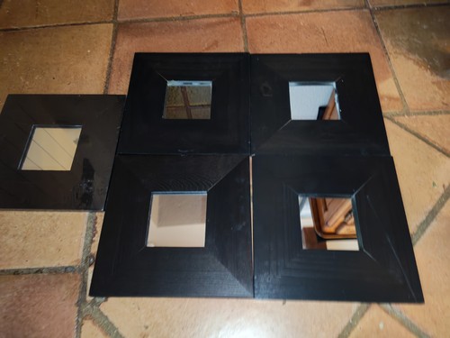 Lot mini miroirs cadre en - 5,