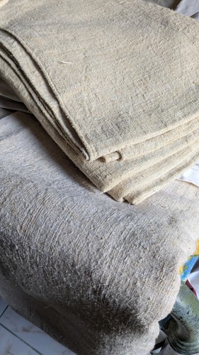 Ancien drap chanvre - ancien, en