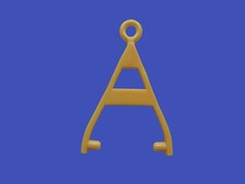 DINKY TOYS YELLOW RUDDER GMC PINDER REF/881 mass tinted resin new