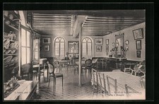 Old postcard Jouy, Hotel de la Providence, dining room 1923 