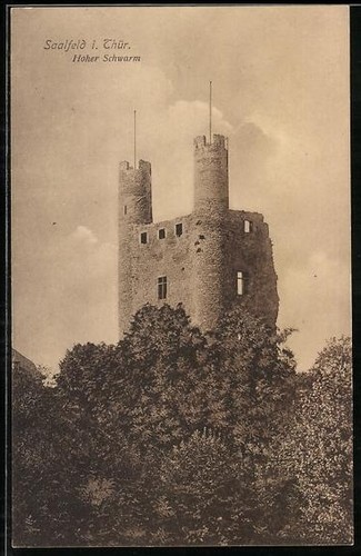 Carte postale saalfeld - carte,