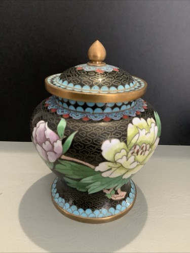 Potiche chinoise cloisonnée