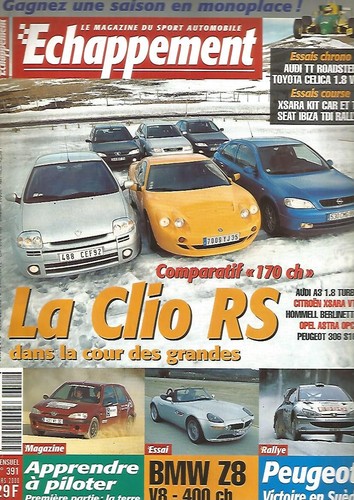 Echappement 393 clio - clio, rs