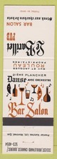 Matchbook Cover - Le Barillet Pub Quebec QC
