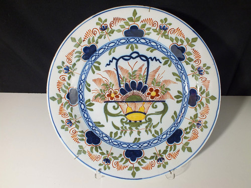 Plat ancien faïence de - plat,