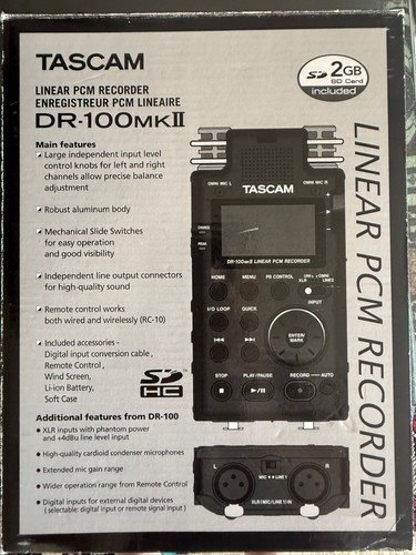 Enregistreur tascam 100 - enregistreur, dr-100