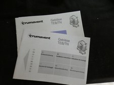 Caravan Truma vent instalation and instruction books