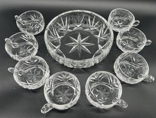 Service à punch/fruits/glace signé Cristallerie Saint Louis