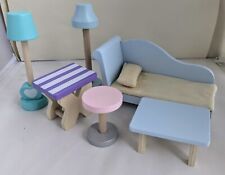 KidKraft Majestic Mansion Doll House Furniture Chaise Daybed Lamp Table 6pcs