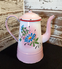 cafetière en tôle émaillée