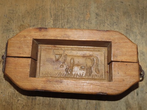 Ancien moule beurre décor - ancien,