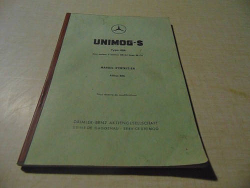 Unimog type 404 - unimog, s