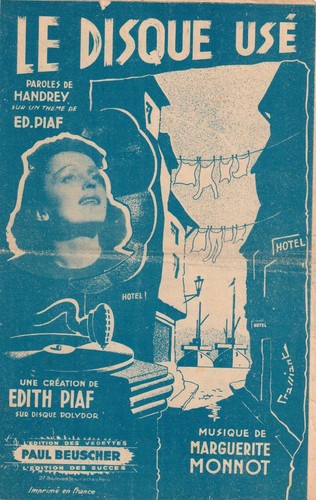 Partition musicale le disque - le,