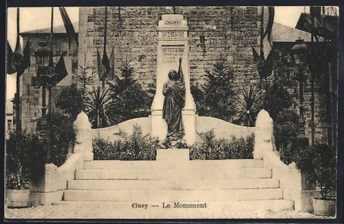 Cpa ciney monument - ciney,, le