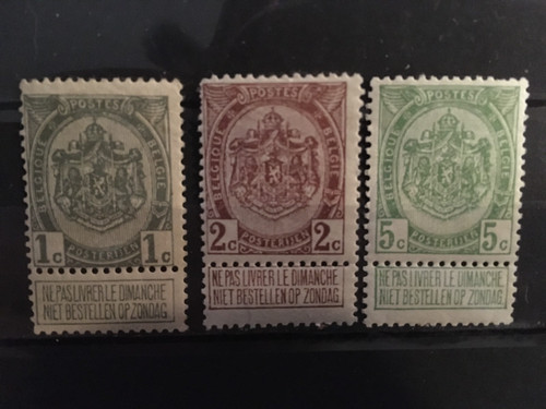 Belgique 1907 cob 83 - belgique,