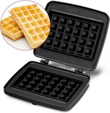 FRIFRI - JEU DE PLAQUES GAUFRES DE BRUXELLES ET DE LIÈGE 4X6 M001 - NOIR