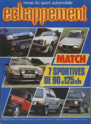 Echappement 169 1982 - echappement, 11/1982