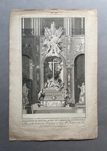 Elévation maitre autel de - du,