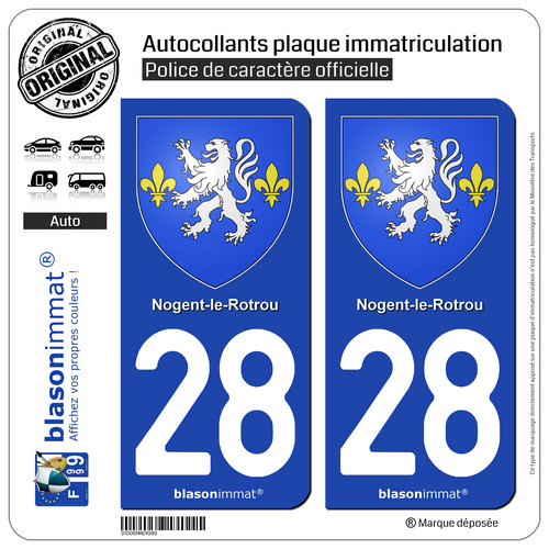 Stickers autocollant plaque - 2,