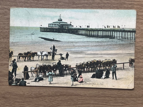 Vintage postcard blankenberge - vintage,