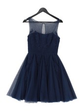 Pronovias A-Line Midi Dress UK8 in Blue