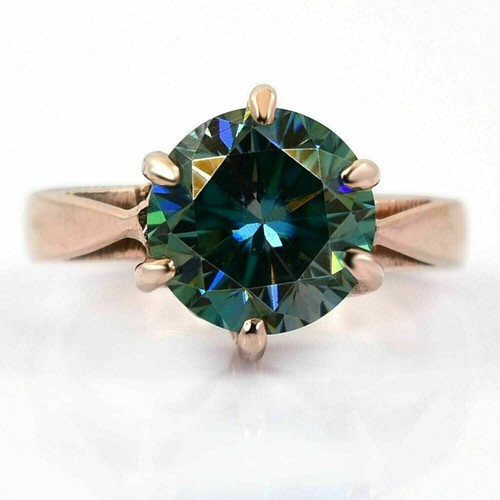 Bague solitaire - ct.,