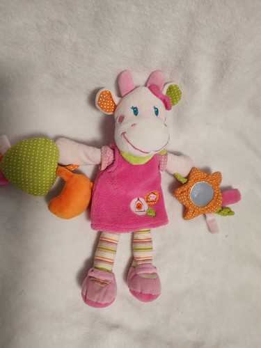 Doudou peluche vache - vache, girafe