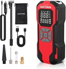 CRAFTSMAN PORTABLE AIR INFLATOR RECHARGEABLE 6000mAh USB C 12-VOLT CMXPTXA1201